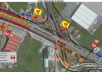 Bllokohet gjatë natës autostrada Tiranë-Durrës, oraret dhe rrugët ku do të devijohet trafiku