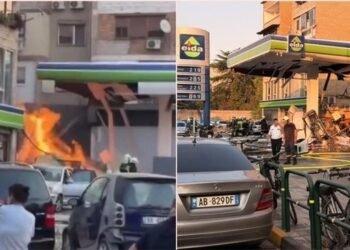 Shpërthen depozita e karburantit EiDA te Brrylli në Tiranë, ka të plagosur: Shembet godina