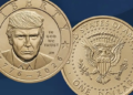 Monedha e re 1-dollarëshe me fytyrën e Trump del në qarkullim në SHBA