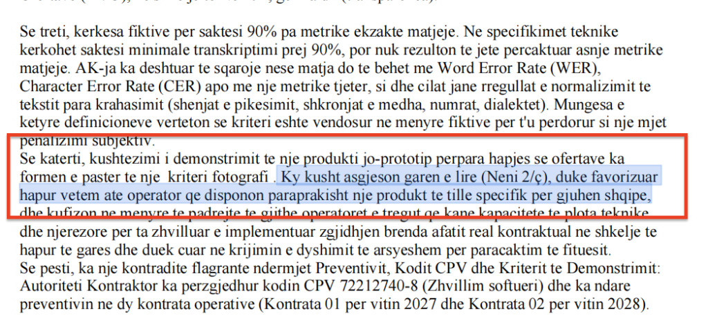 Pretendimi i kompanise ne ankesen ne KPP