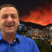 VIDEO/ Çfarë ka pirë Vangjel Tavo?! Të qeshura dhe reagime të çuditshme teksa fliste për dëmet e zjarrit në Himarë