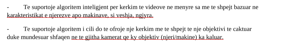 Kriteret teknike te tenderit 